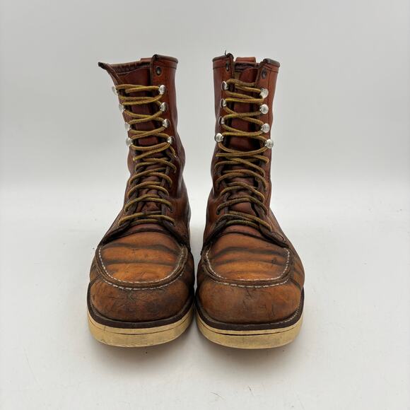 Vintage Red Wing Irish Setter Moc Toe Leather Work Boots Men\'s 11.5 Workwear main image 7